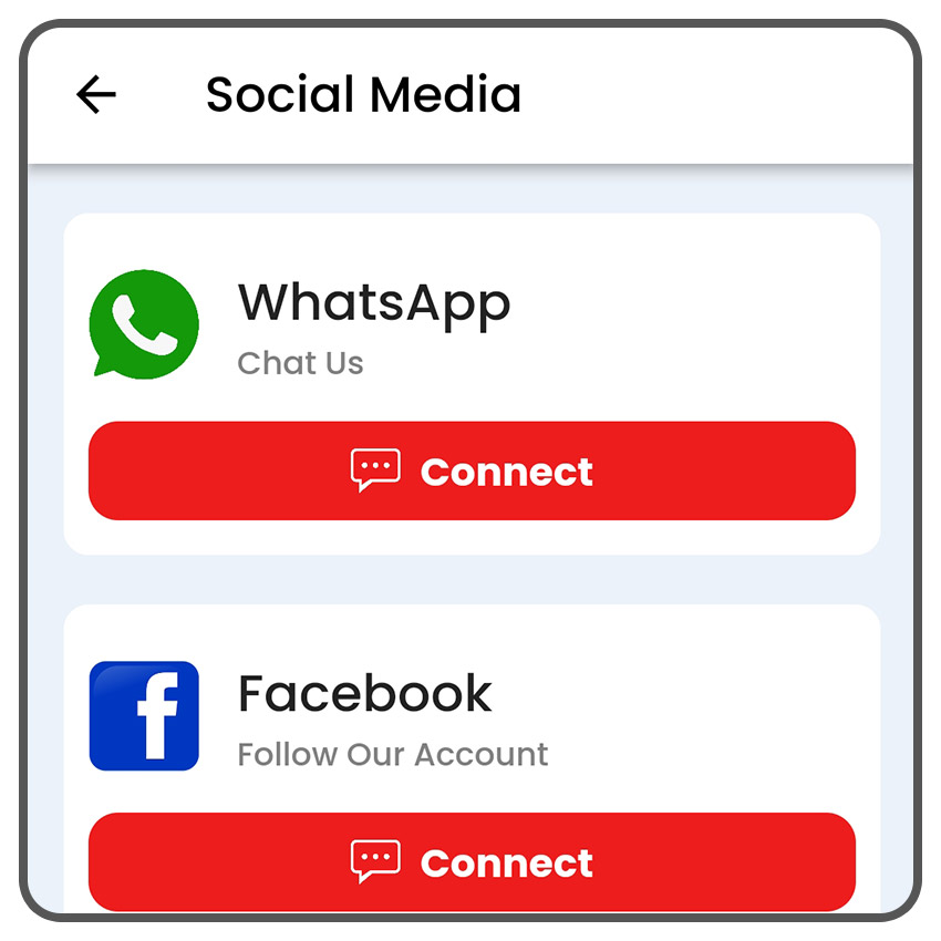 Connect your app with a larger audience. Supports Facebook, Instagram, TikTok and WhatsApp.