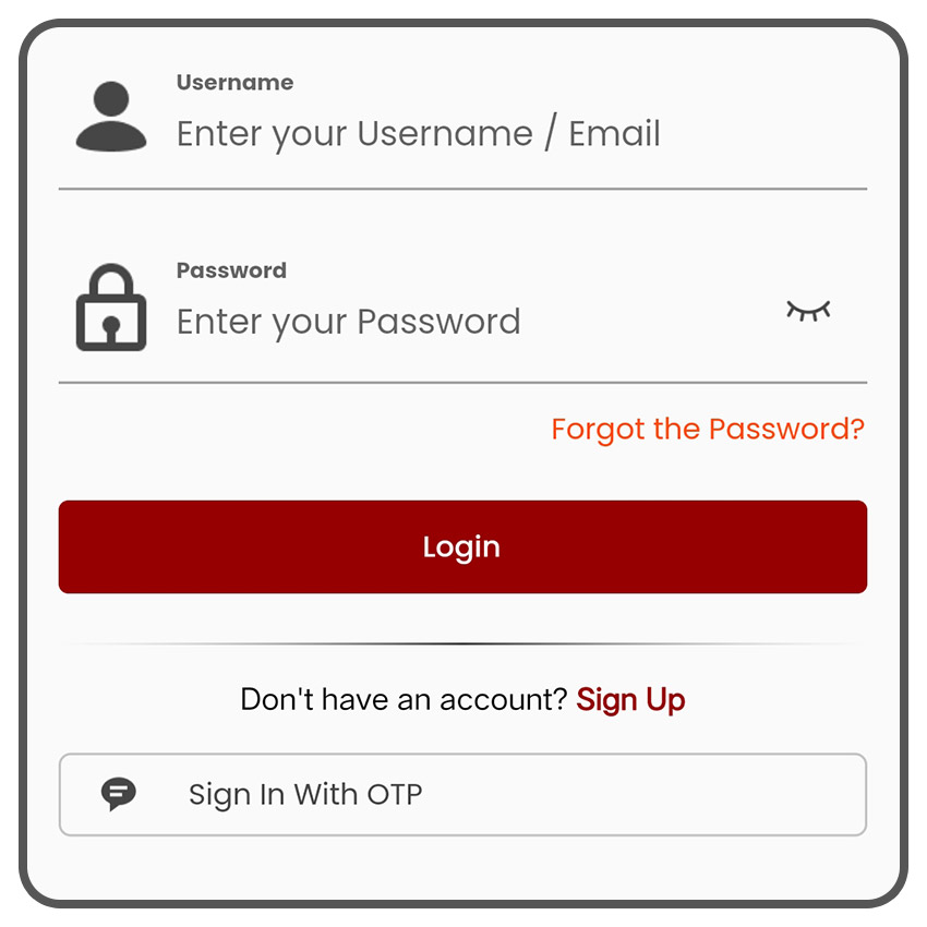 Use unlimited OTP or secure login to make it easier for consumers to register and login