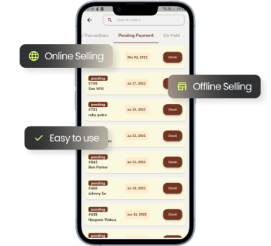 Manage your WooCommerce store with the REVOPOS apps. Now you can selling online, sellling offline, and sell anywhere.