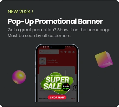 Pop-Up Promotional Banner