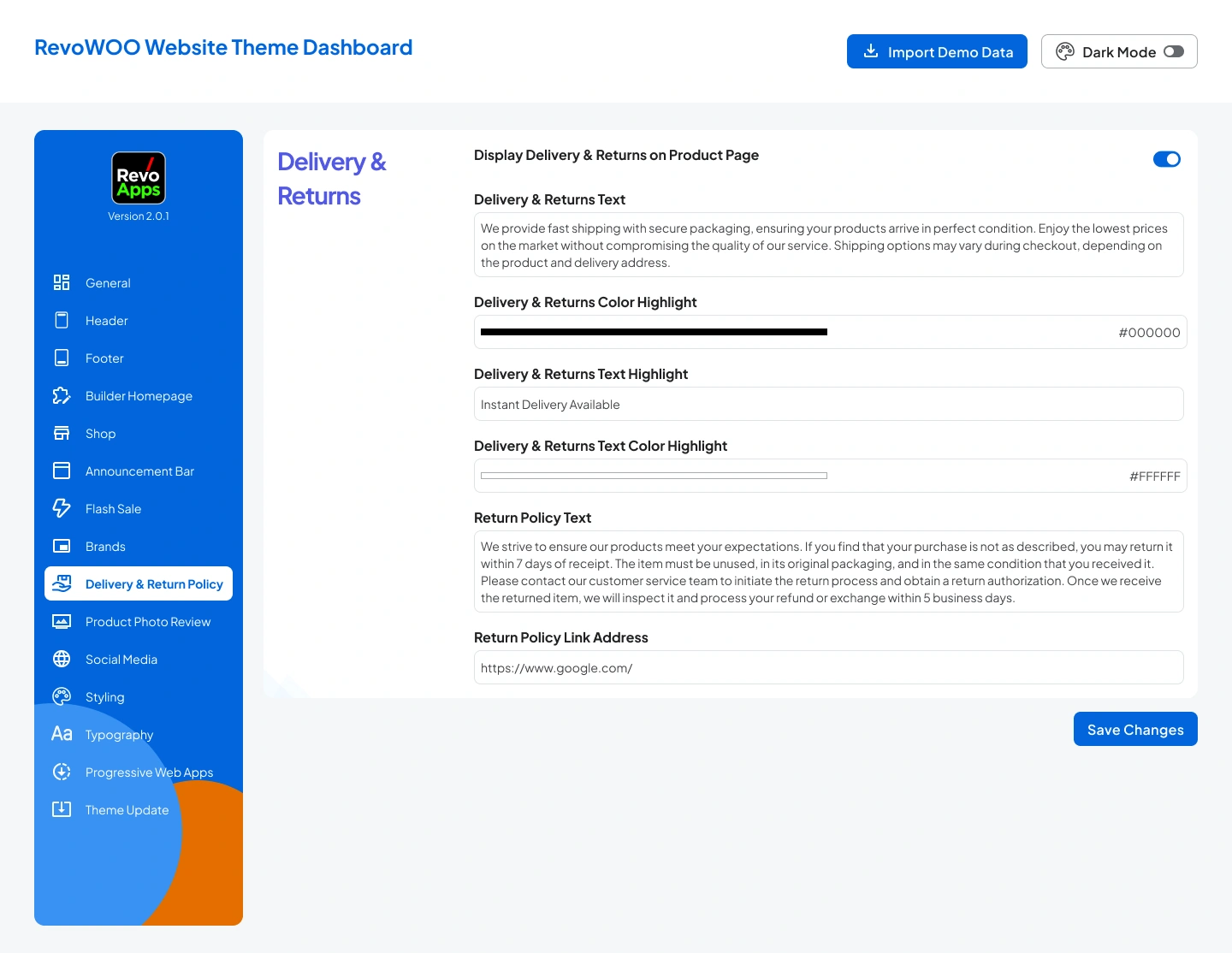 09-Delivery & Return Policy Page