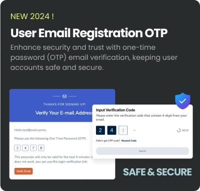 User Email Registration OTP