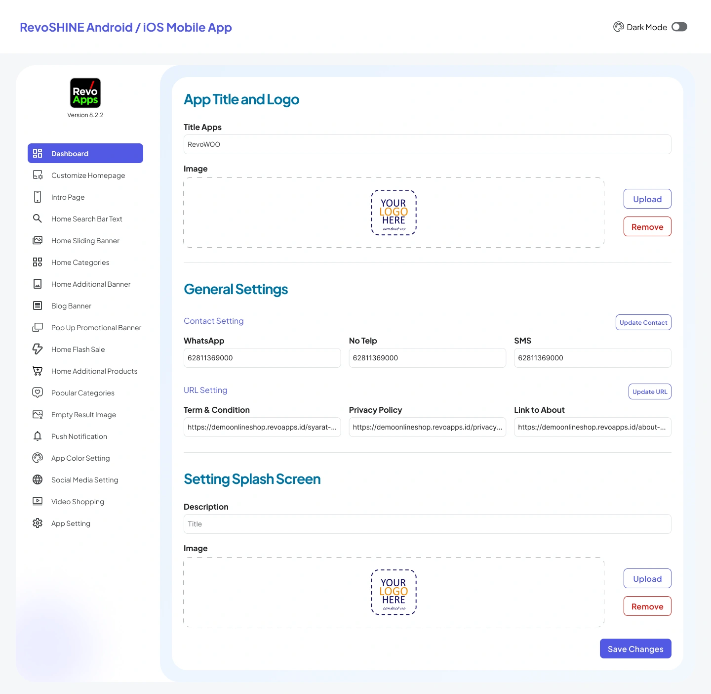 01-Revoshine-Dashboard Page Light