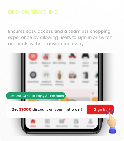 NEW-RevoSHINE 2025 by Revo Apps feature - Woocommerce Native Flutter Android iOS Mobile App - 01