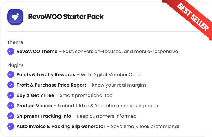 [Asset Left Table] Everything You Need to Start Selling — In One Pack