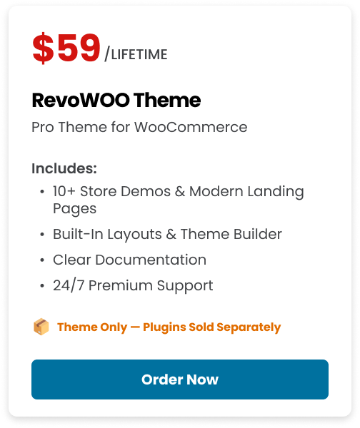 [Asset] Pricing starter pack - revowoo theme only