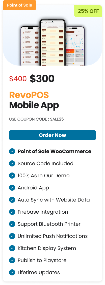 RevoPOS SALE25