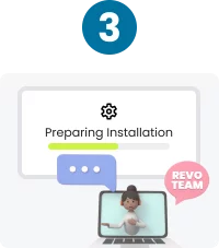 Sit Back and Relax Our team will do all the installation and setup. Then prepare for onboarding to your Playstore and Appstore account.