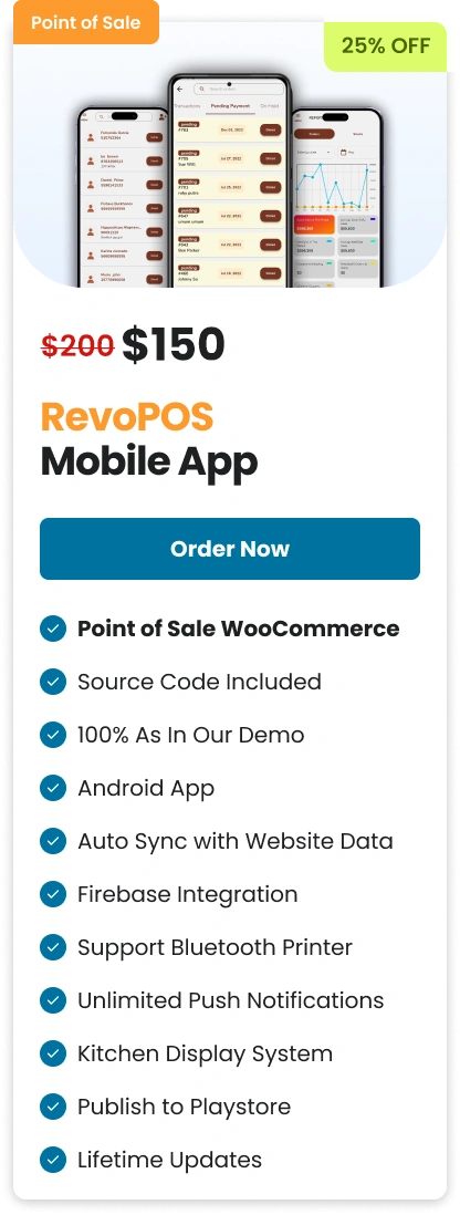RevoPOS Point of Sale-25off