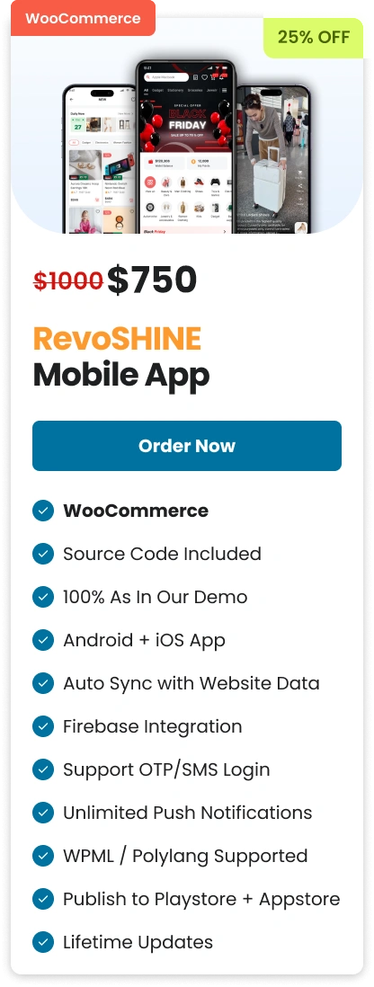 RevoSHINE Woocommerce-25off-new