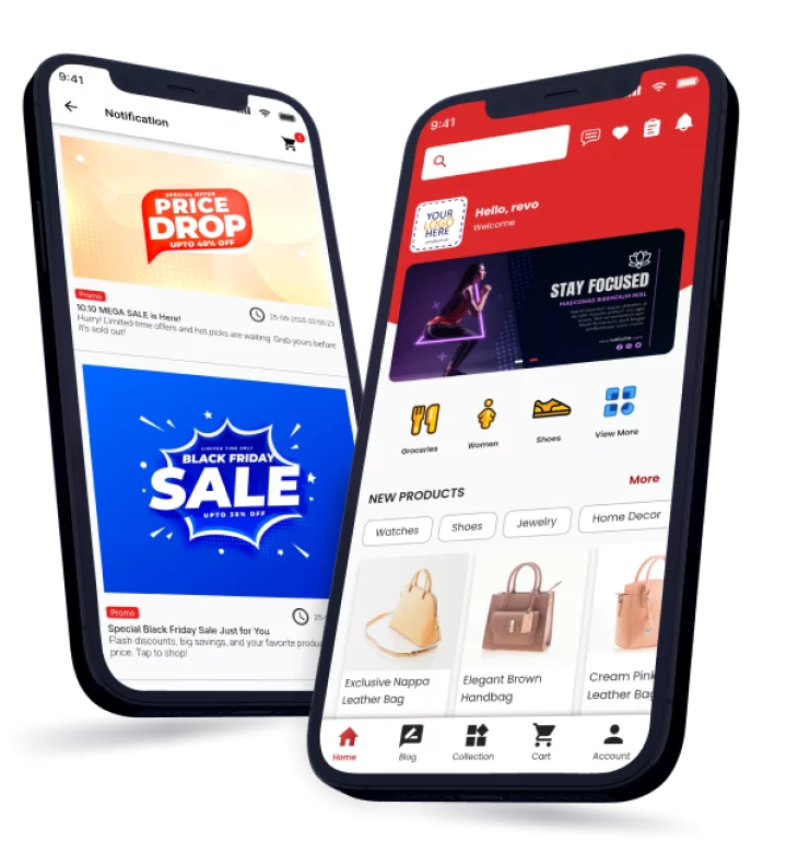 Woocommerce Mobile App - Revo Apps