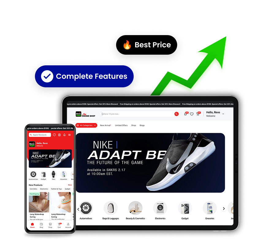 [Blackfriday-promo] Mockup Dashboard RevoWOO Theme 2