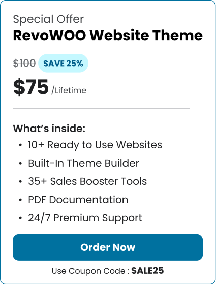 Pricing Website $75 - Sale25