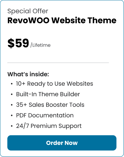 RevoWOO Theme $59