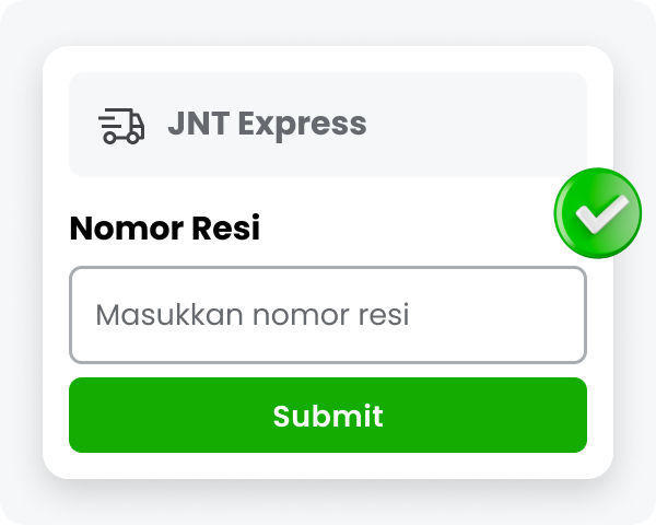 Input Resi Kirim No. Resi ke Pelanggan.